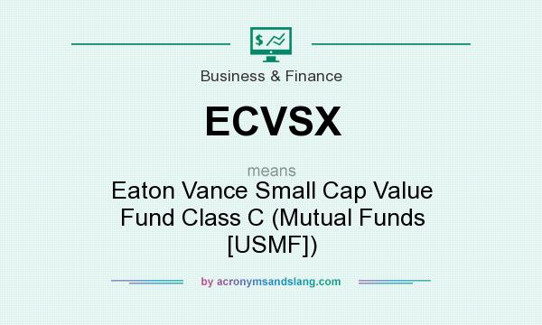 What does ECVSX mean? It stands for Eaton Vance Small Cap Value Fund Class C (Mutual Funds [USMF])