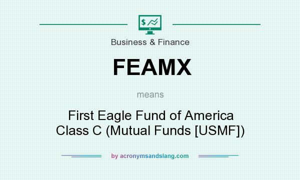 What does FEAMX mean? It stands for First Eagle Fund of America Class C (Mutual Funds [USMF])