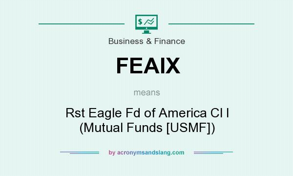 What does FEAIX mean? It stands for Rst Eagle Fd of America Cl I (Mutual Funds [USMF])