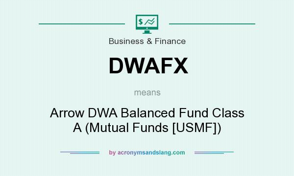 What does DWAFX mean? It stands for Arrow DWA Balanced Fund Class A (Mutual Funds [USMF])