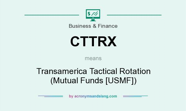 What does CTTRX mean? It stands for Transamerica Tactical Rotation (Mutual Funds [USMF])
