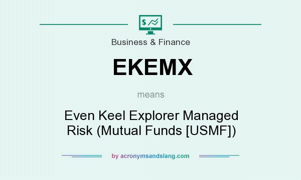 What does EKEMX mean? It stands for Even Keel Explorer Managed Risk (Mutual Funds [USMF])