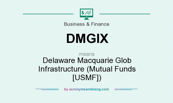 What does DMGIX mean? It stands for Delaware Macquarie Glob Infrastructure (Mutual Funds [USMF])