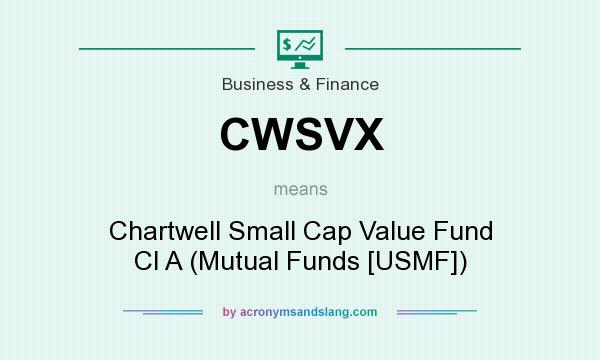 What does CWSVX mean? It stands for Chartwell Small Cap Value Fund Cl A (Mutual Funds [USMF])