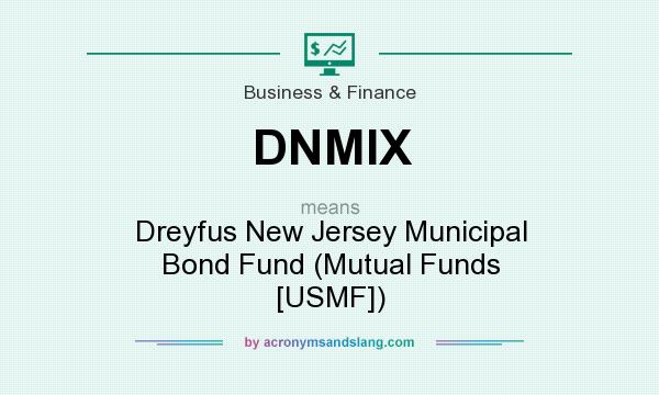 What does DNMIX mean? It stands for Dreyfus New Jersey Municipal Bond Fund (Mutual Funds [USMF])