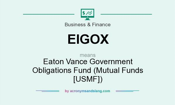 What does EIGOX mean? It stands for Eaton Vance Government Obligations Fund (Mutual Funds [USMF])