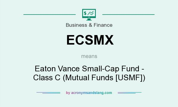 What does ECSMX mean? It stands for Eaton Vance Small-Cap Fund - Class C (Mutual Funds [USMF])