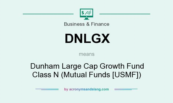 What does DNLGX mean? It stands for Dunham Large Cap Growth Fund Class N (Mutual Funds [USMF])