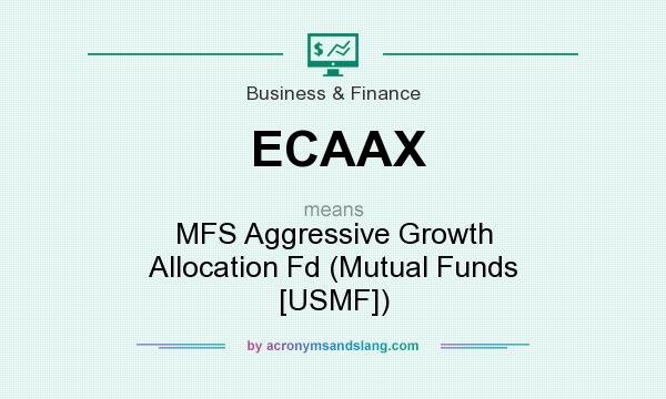 What does ECAAX mean? It stands for MFS Aggressive Growth Allocation Fd (Mutual Funds [USMF])
