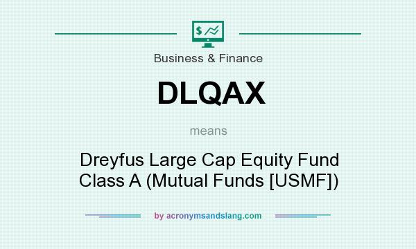 What does DLQAX mean? It stands for Dreyfus Large Cap Equity Fund Class A (Mutual Funds [USMF])
