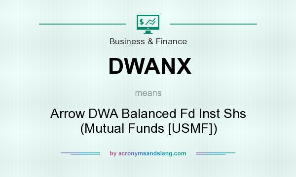 What does DWANX mean? It stands for Arrow DWA Balanced Fd Inst Shs (Mutual Funds [USMF])
