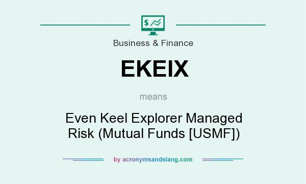 What does EKEIX mean? It stands for Even Keel Explorer Managed Risk (Mutual Funds [USMF])