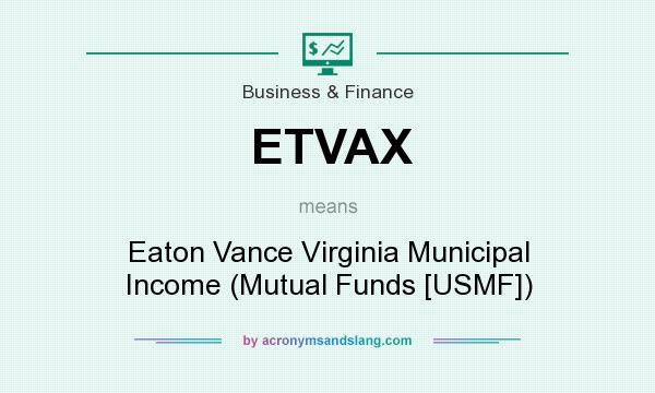 What does ETVAX mean? It stands for Eaton Vance Virginia Municipal Income (Mutual Funds [USMF])