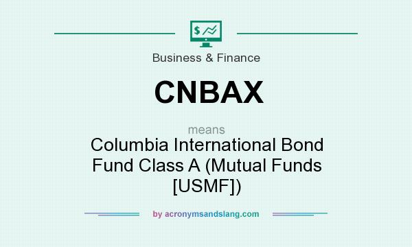 What does CNBAX mean? It stands for Columbia International Bond Fund Class A (Mutual Funds [USMF])