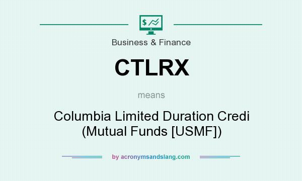 What does CTLRX mean? It stands for Columbia Limited Duration Credi (Mutual Funds [USMF])