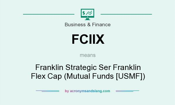 What does FCIIX mean? It stands for Franklin Strategic Ser Franklin Flex Cap (Mutual Funds [USMF])