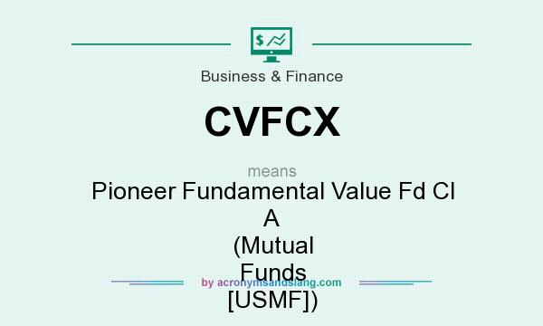 What does CVFCX mean? It stands for Pioneer Fundamental Value Fd Cl A (Mutual Funds [USMF])