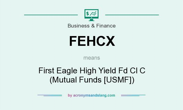 What does FEHCX mean? It stands for First Eagle High Yield Fd Cl C (Mutual Funds [USMF])