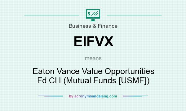 What does EIFVX mean? It stands for Eaton Vance Value Opportunities Fd Cl I (Mutual Funds [USMF])
