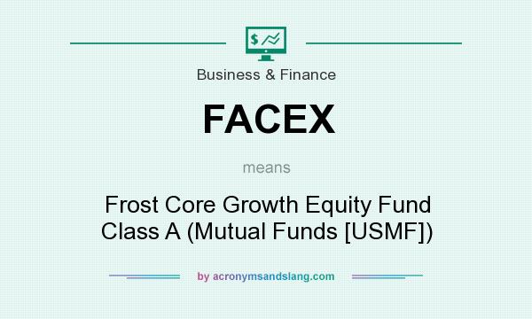 What does FACEX mean? It stands for Frost Core Growth Equity Fund Class A (Mutual Funds [USMF])