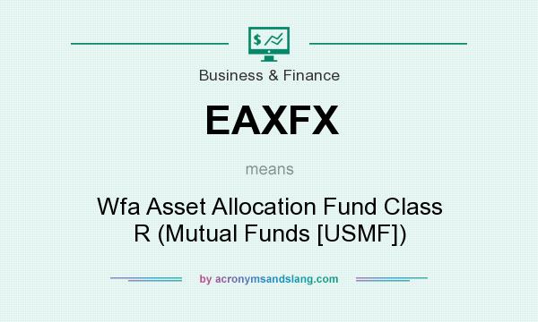What does EAXFX mean? It stands for Wfa Asset Allocation Fund Class R (Mutual Funds [USMF])