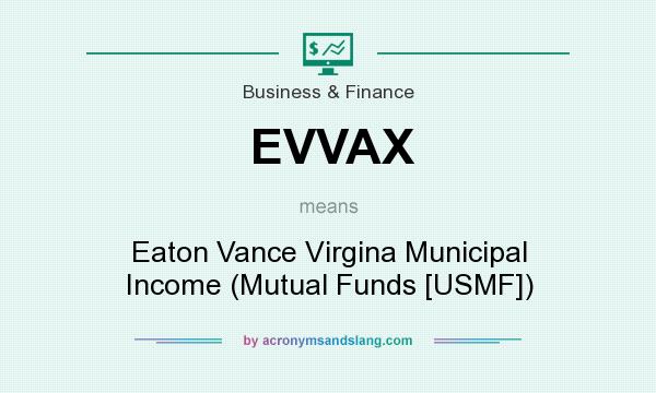 What does EVVAX mean? It stands for Eaton Vance Virgina Municipal Income (Mutual Funds [USMF])