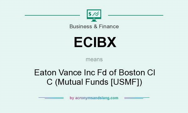 What does ECIBX mean? It stands for Eaton Vance Inc Fd of Boston Cl C (Mutual Funds [USMF])