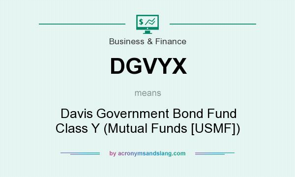 What does DGVYX mean? It stands for Davis Government Bond Fund Class Y (Mutual Funds [USMF])