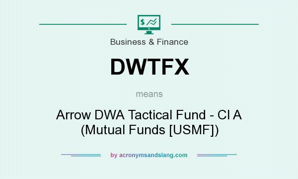 What does DWTFX mean? It stands for Arrow DWA Tactical Fund - Cl A (Mutual Funds [USMF])