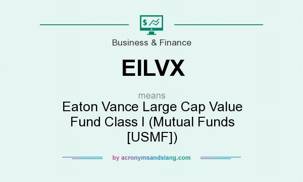 What does EILVX mean? It stands for Eaton Vance Large Cap Value Fund Class I (Mutual Funds [USMF])