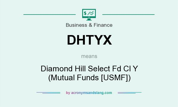 What does DHTYX mean? It stands for Diamond Hill Select Fd Cl Y (Mutual Funds [USMF])