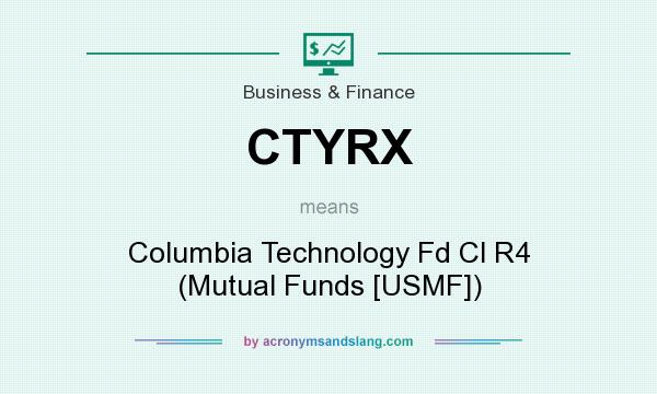 What does CTYRX mean? It stands for Columbia Technology Fd Cl R4 (Mutual Funds [USMF])