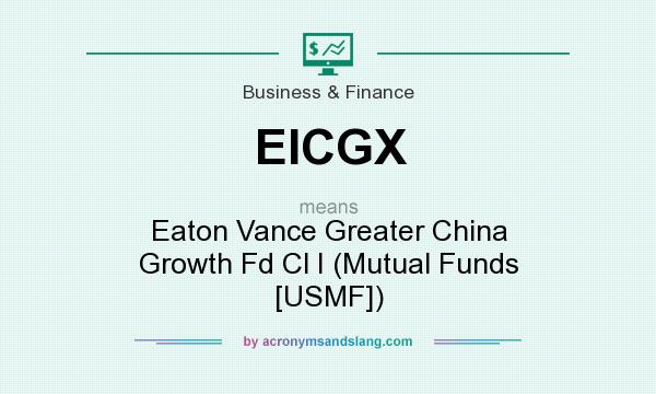 What does EICGX mean? It stands for Eaton Vance Greater China Growth Fd Cl I (Mutual Funds [USMF])