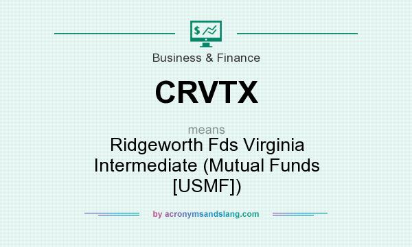 What does CRVTX mean? It stands for Ridgeworth Fds Virginia Intermediate (Mutual Funds [USMF])