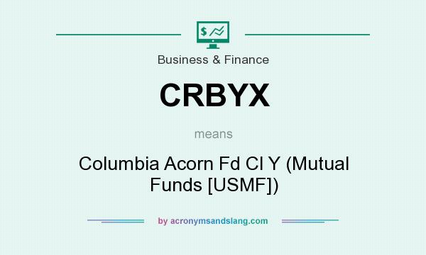 What does CRBYX mean? It stands for Columbia Acorn Fd Cl Y (Mutual Funds [USMF])