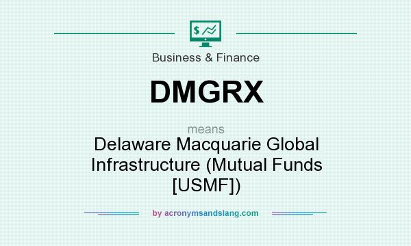 What does DMGRX mean? It stands for Delaware Macquarie Global Infrastructure (Mutual Funds [USMF])