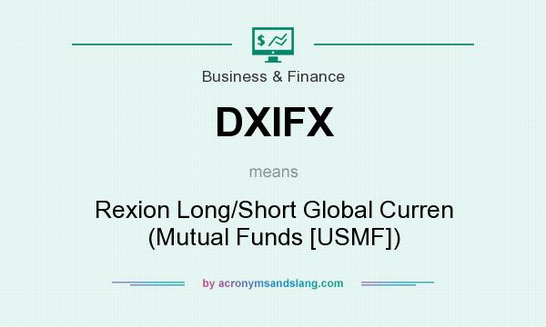 What does DXIFX mean? It stands for Rexion Long/Short Global Curren (Mutual Funds [USMF])