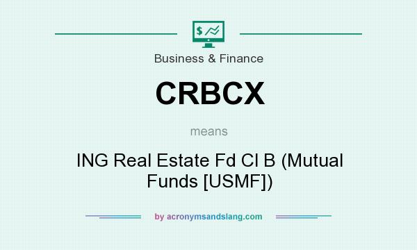 What does CRBCX mean? It stands for ING Real Estate Fd Cl B (Mutual Funds [USMF])