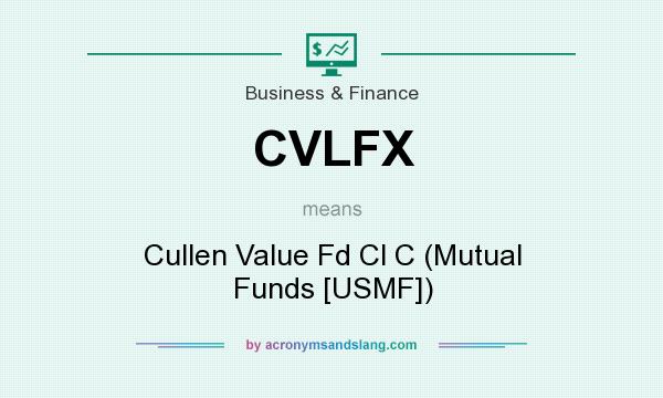 What does CVLFX mean? It stands for Cullen Value Fd Cl C (Mutual Funds [USMF])