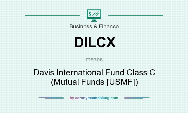 What does DILCX mean? It stands for Davis International Fund Class C (Mutual Funds [USMF])