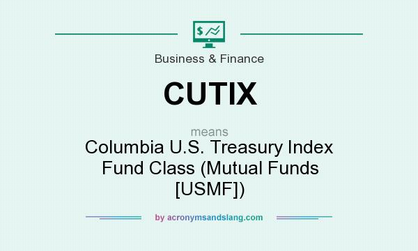 What does CUTIX mean? It stands for Columbia U.S. Treasury Index Fund Class (Mutual Funds [USMF])