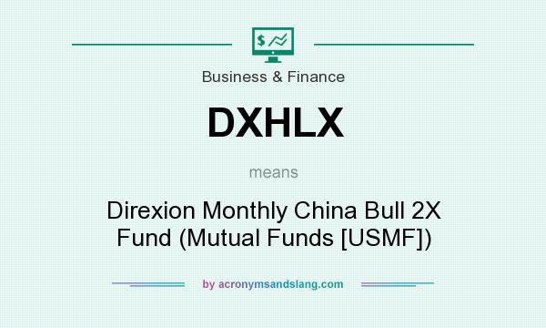 What does DXHLX mean? It stands for Direxion Monthly China Bull 2X Fund (Mutual Funds [USMF])