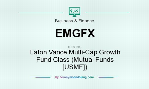 What does EMGFX mean? It stands for Eaton Vance Multi-Cap Growth Fund Class (Mutual Funds [USMF])