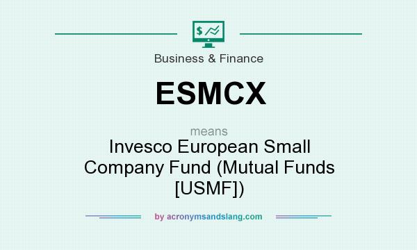 What does ESMCX mean? It stands for Invesco European Small Company Fund (Mutual Funds [USMF])