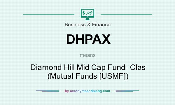 What does DHPAX mean? It stands for Diamond Hill Mid Cap Fund- Clas (Mutual Funds [USMF])