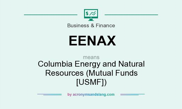 What does EENAX mean? It stands for Columbia Energy and Natural Resources (Mutual Funds [USMF])