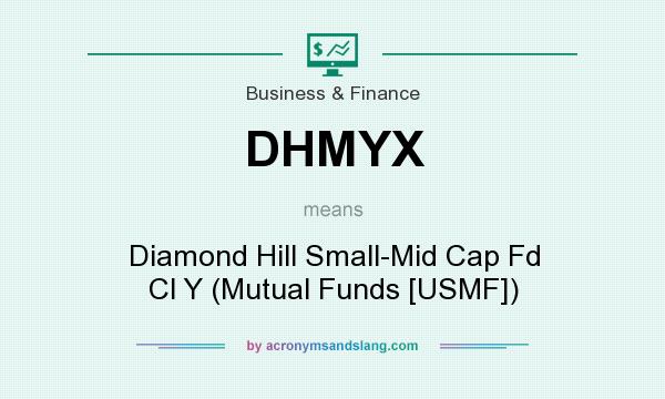 What does DHMYX mean? It stands for Diamond Hill Small-Mid Cap Fd Cl Y (Mutual Funds [USMF])