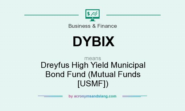 What does DYBIX mean? It stands for Dreyfus High Yield Municipal Bond Fund (Mutual Funds [USMF])