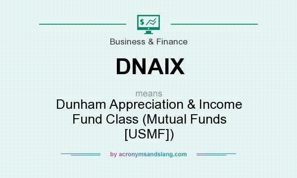 What does DNAIX mean? It stands for Dunham Appreciation & Income Fund Class (Mutual Funds [USMF])