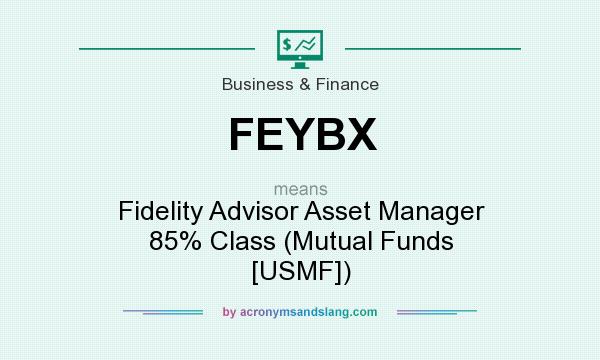 What does FEYBX mean? It stands for Fidelity Advisor Asset Manager 85% Class (Mutual Funds [USMF])